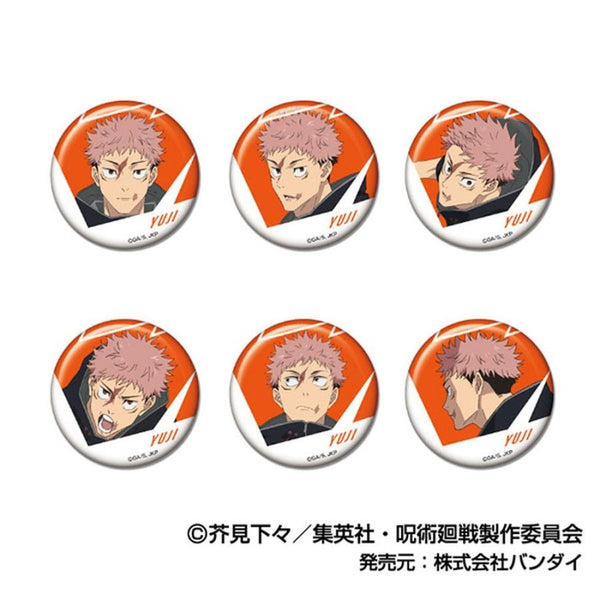 Jujutsu Kaisen TV Anime "Culling Game" Can Badge Vol. 2 Yuji Itadori Box (6 pieces per box) [HasePro][Trading]