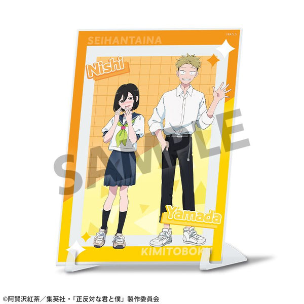 Seihantai na Kimi to Boku A6 Visual Acrylic Plate - Yamada and Nishi [Hobby Stock][GOODS]