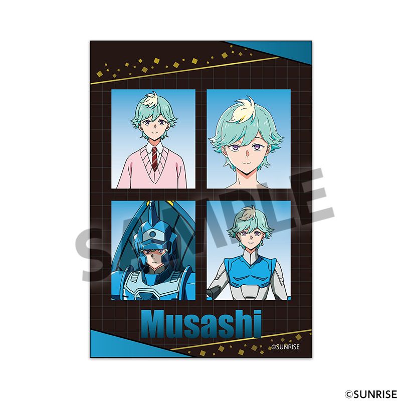 Armor Legend Samurai Troopers ID Photo-Style Sticker Hojo Musashi [Hobby Stock][GOODS]