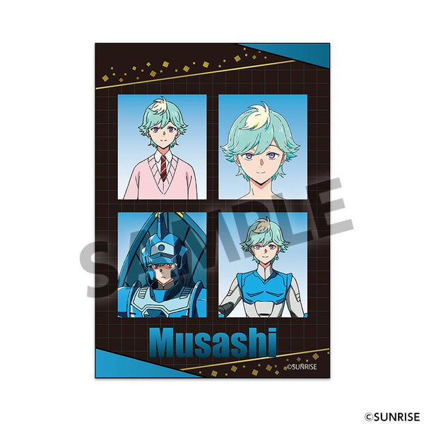 Armor Legend Samurai Troopers ID Photo-Style Sticker Hojo Musashi [Hobby Stock][GOODS]