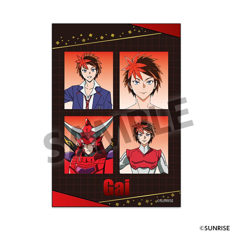 鎧真伝サムライトルーパー 証明写真風ステッカー 凱 [ホビーストック][GOODS]