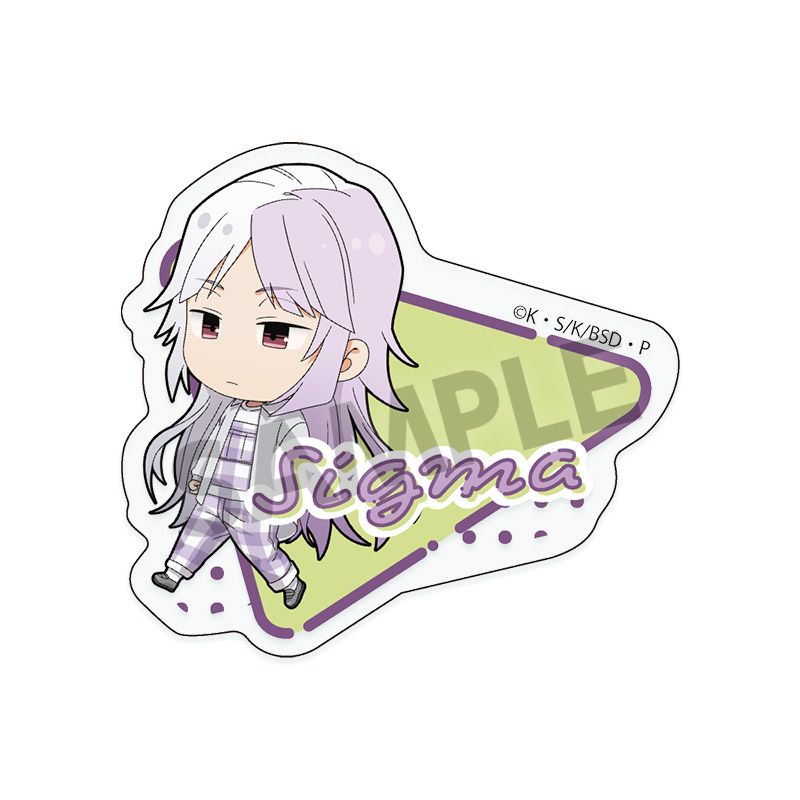 Bungo Stray Dogs Onamae Acrylic Badge Sigma Stroll ver. [Hobby Stock][GOODS]