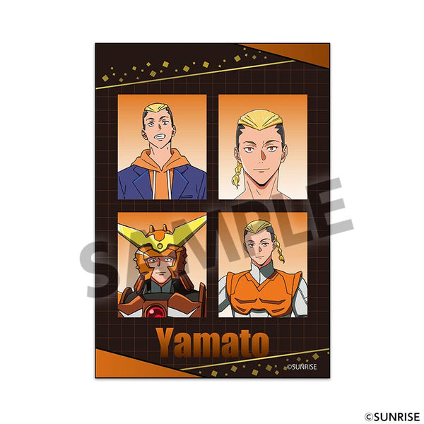 Yoroiden Samurai Troopers ID Photo Style Stickers: Hojo Yamato [Hobby Stock][GOODS]