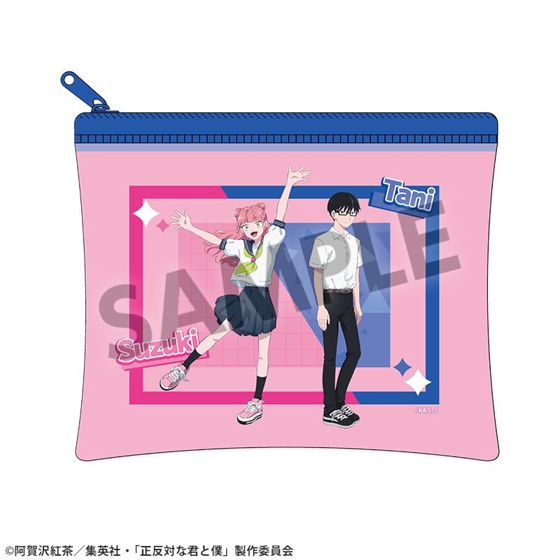 You and I Are Polar Opposites Mini Clear Flat Pouch - Suzuki & Tani [Hobby Stock][GOODS]