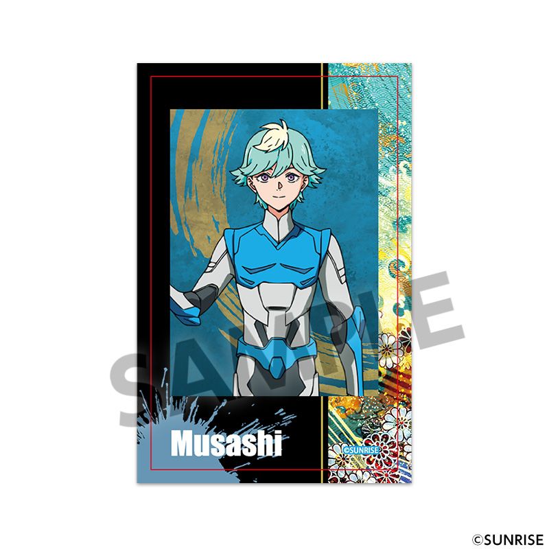 Yoroiden Samurai Troopers Instant Photo-style Sticker - Hojo Musashi [Hobby Stock][GOODS]