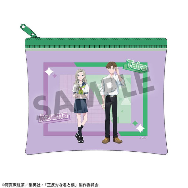 You and I Are Polar Opposites Mini Clear Flat Pouch - Taira & Azuma [Hobby Stock][GOODS]