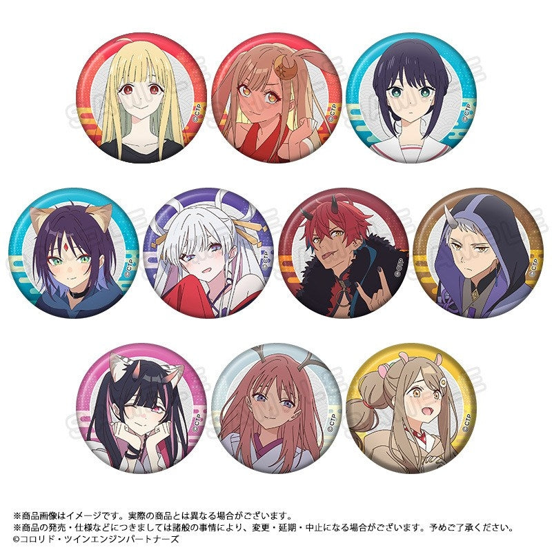 超かぐや姫! トレーディング缶バッジ 1箱10個入り [AICRAFT][トレーディング]