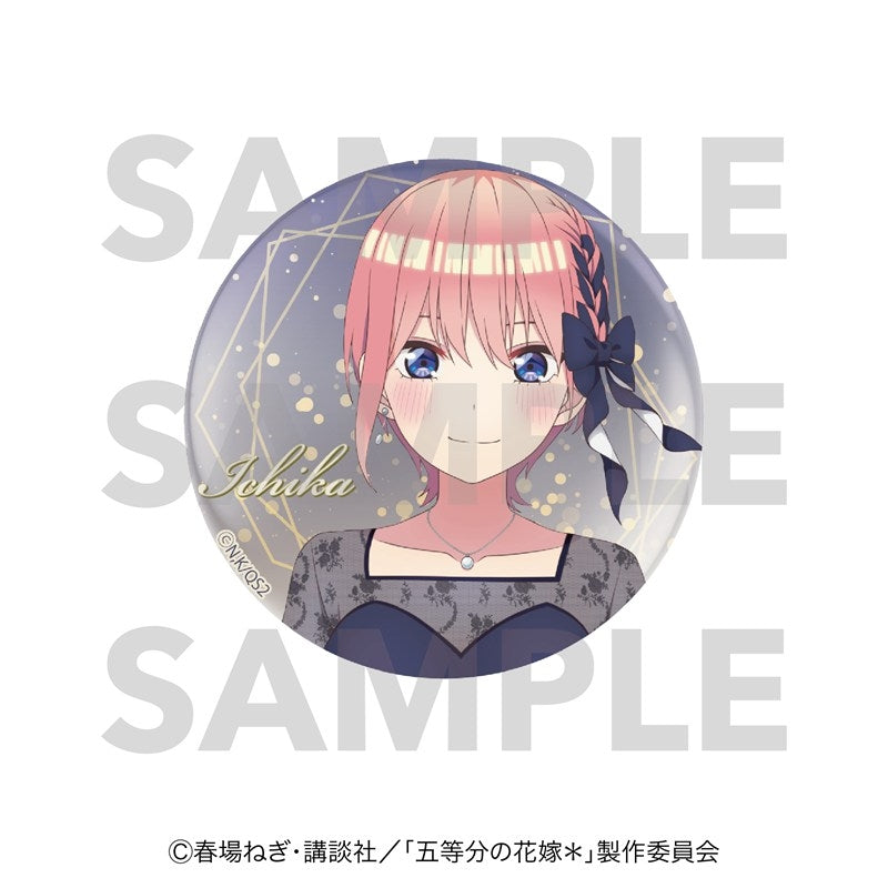 「五等分の花嫁*」メタリック缶バッジ Night sky color Dress 中野一花 [イーディス][GOODS]