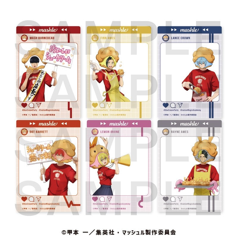 アニメ「マッシュル-MASHLE-」トレーディングSNS風クリアカード(全6種) 1箱6個入り [イーディス][トレーディング]