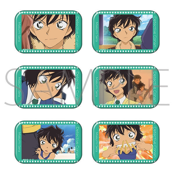 Detective Conan Square Can Badge Collection / Masumi Sera 1 box of 6 [Movic][Trading]