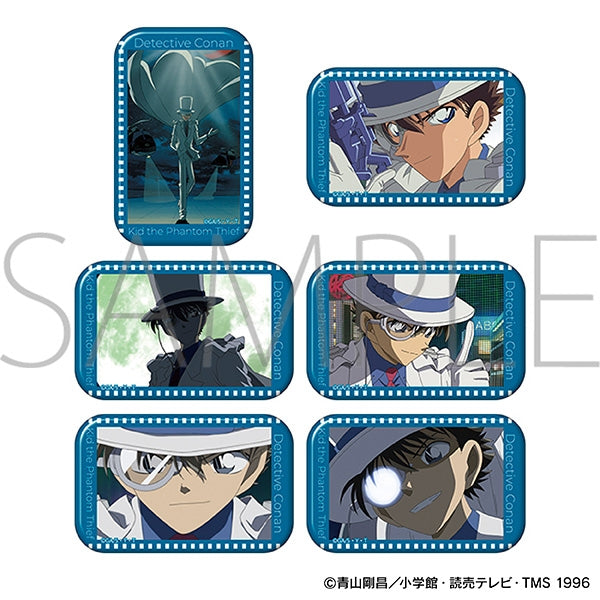 Detective Conan Square Can Badge Collection / Kaito Kid 1 Box of 6 [Movic][Trading]