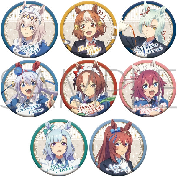 アニメ『ウマ娘 シンデレラグレイ』  キャラバッジコレクション ~聖蹄祭へようこそ!トレセン学園メイド喫茶~ 1箱8個入り [ムービック][トレーディング]