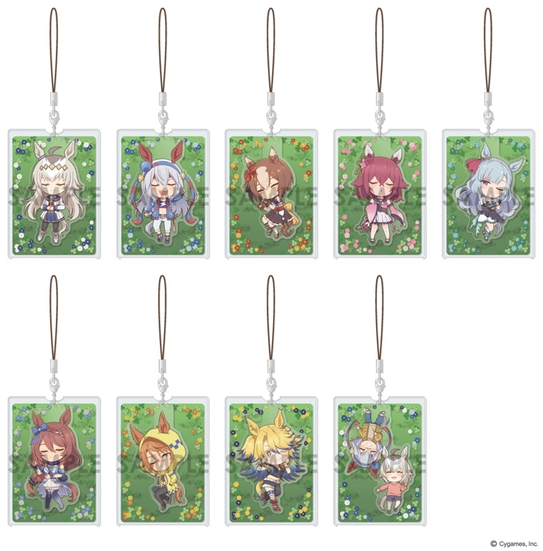 アニメ『ウマ娘 シンデレラグレイ』 おやすみアクリルストラップ 1箱9個入り [ソル・インターナショナル][トレーディング]