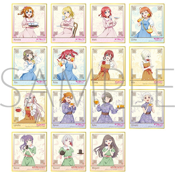 Love Live! School Idol Project Mini Shikishi Collection / Asia Tour Fair ver. 1 box of 15 pieces [Movic][Trading]