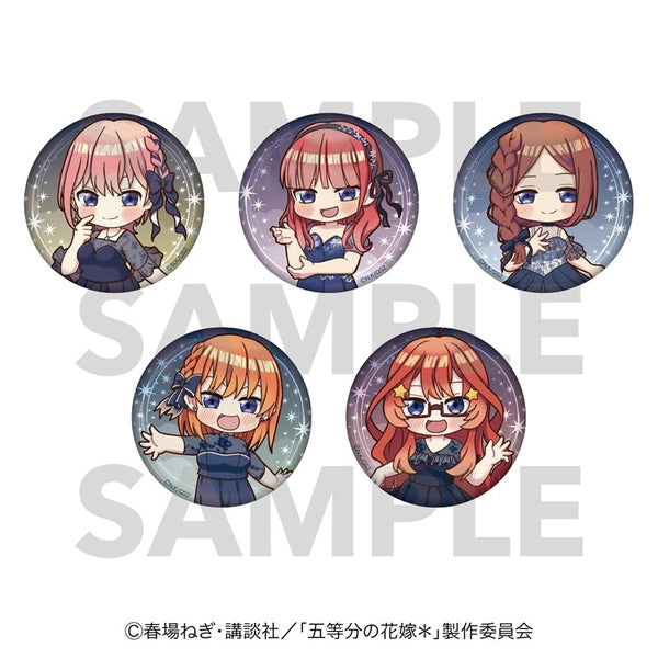 「五等分の花嫁*」トレーディング缶バッジ Night sky color Dress (全5種) 1箱5個入り [イーディス][トレーディング]