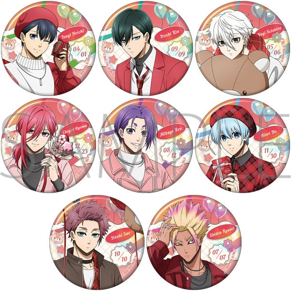 BLUE LOCK Season 2 Hologram Character Badge Collection / Valentine (Box of 8) [Movic][Trading]