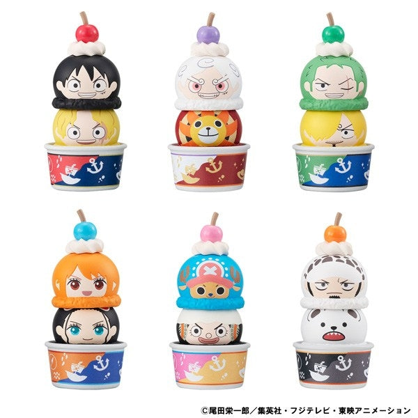 つみちぇん ONE PIECE 1箱6個入り [メガハウス][Tフィギュア]