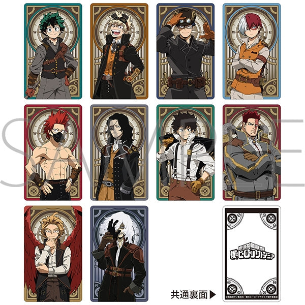 My Hero Academia Holo Card Collection [10 Types Total] Steampunk Ver. 1 Box of 10 Packs [Movic][Trading]