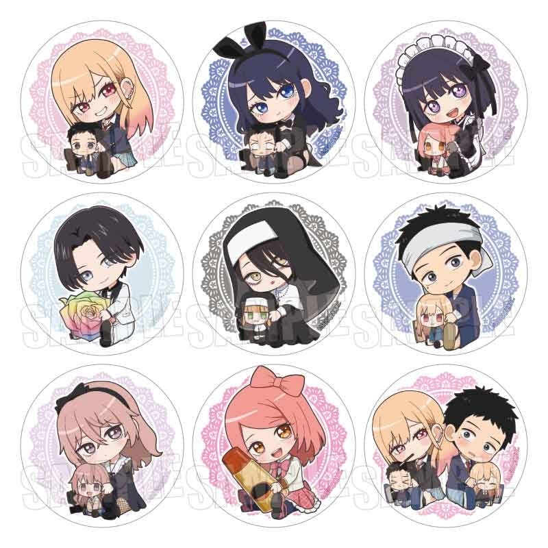 Trading Can Badges TV Anime "My Dress-Up Darling" Season 2/Gyugyutto Part 2 Box of 9 [Bellfine][Trading]