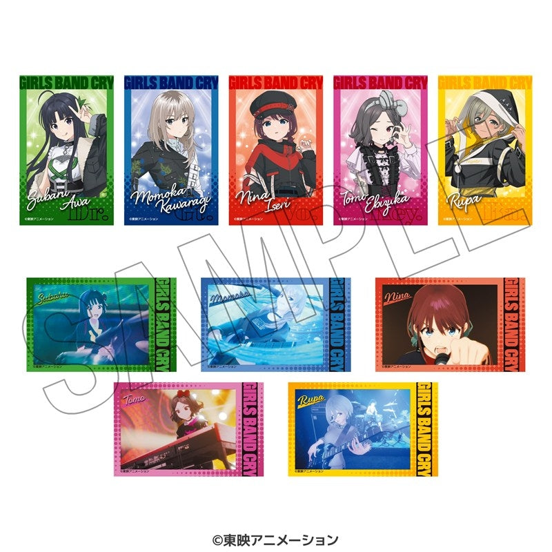 ガールズバンドクライ トレーディングチェキ風カード 「ステージ衣装風」 (全10種) 1箱10個入り [トキオ・ゲッツ][GOODS]