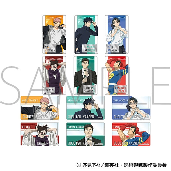 Jujutsu Kaisen Season 3 Foil-Stamped Clear Card Collection / 12 Types Total 1 Box Contains 6 Packs [Movic][Trading]