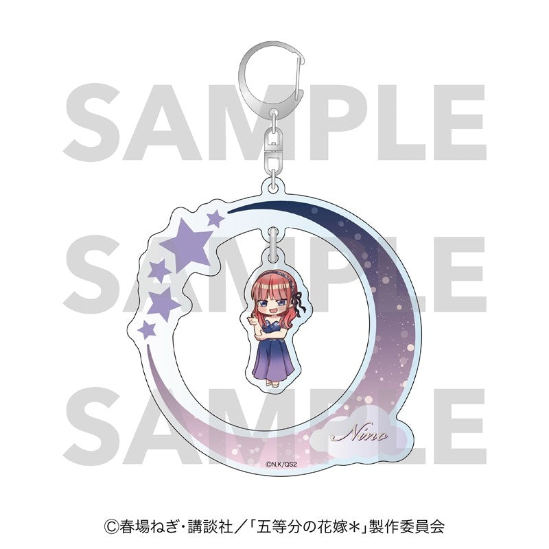 「五等分の花嫁*」アーチアクリルチャーム Night sky color Dress 中野二乃 [イーディス][GOODS]
