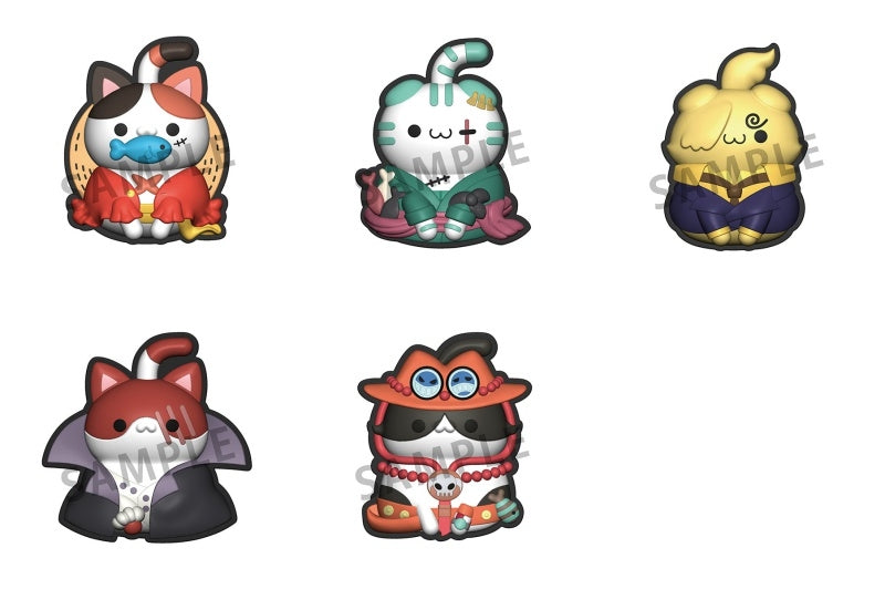 MEGA CAT PROJECT ワンピース ニャンピースニャーン! つまめるニャンピースニャーン! 1箱5個入り [メガハウス][Tフィギュア]