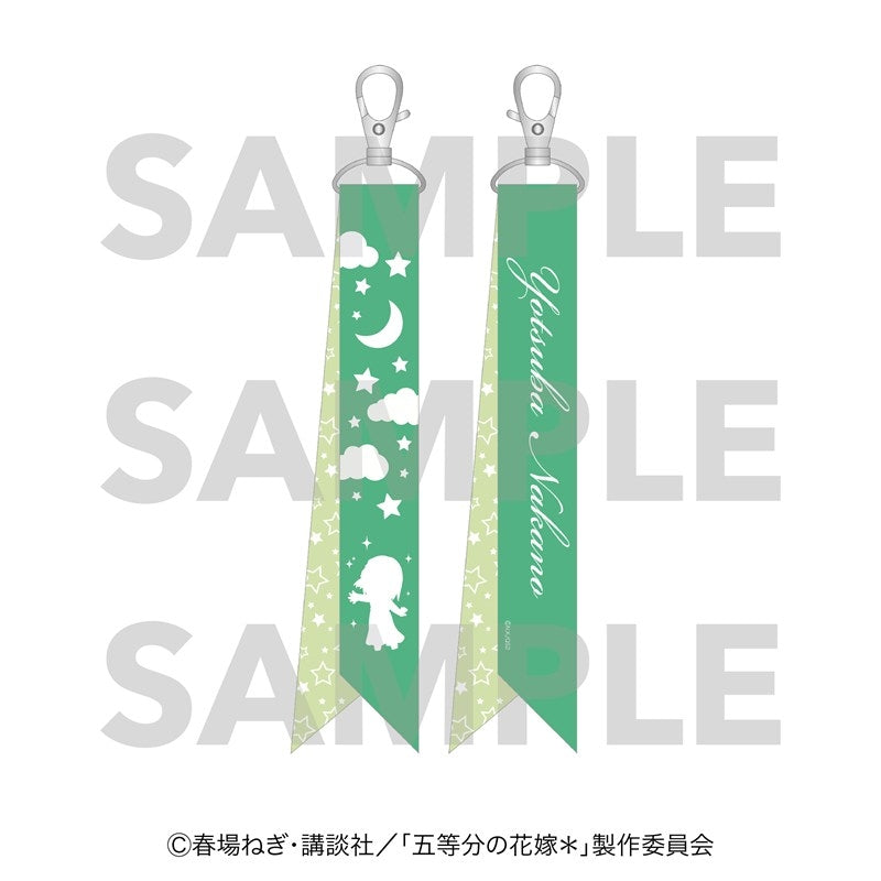 The Quintessential Quintuplets* Ribbon Keychain Night Sky Color Dress Yotsuba Nakano [Edith][GOODS]