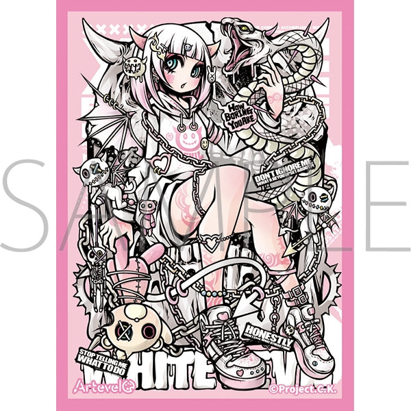 Artevelo カードスリーブ Project.C.K. 「shiroakuma」(art-016) [ムービック][カードサプライ]
