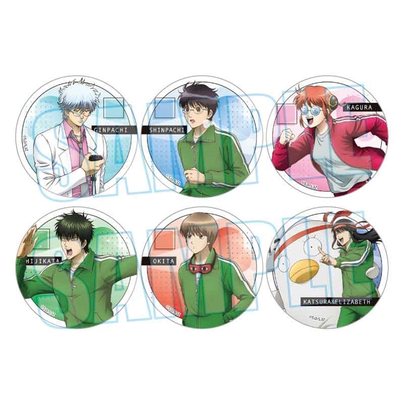 Trading Can Badge Ginpachi-sensei's Class 3Z / Marathon [Bellfine][Trading] 1 Box of 6