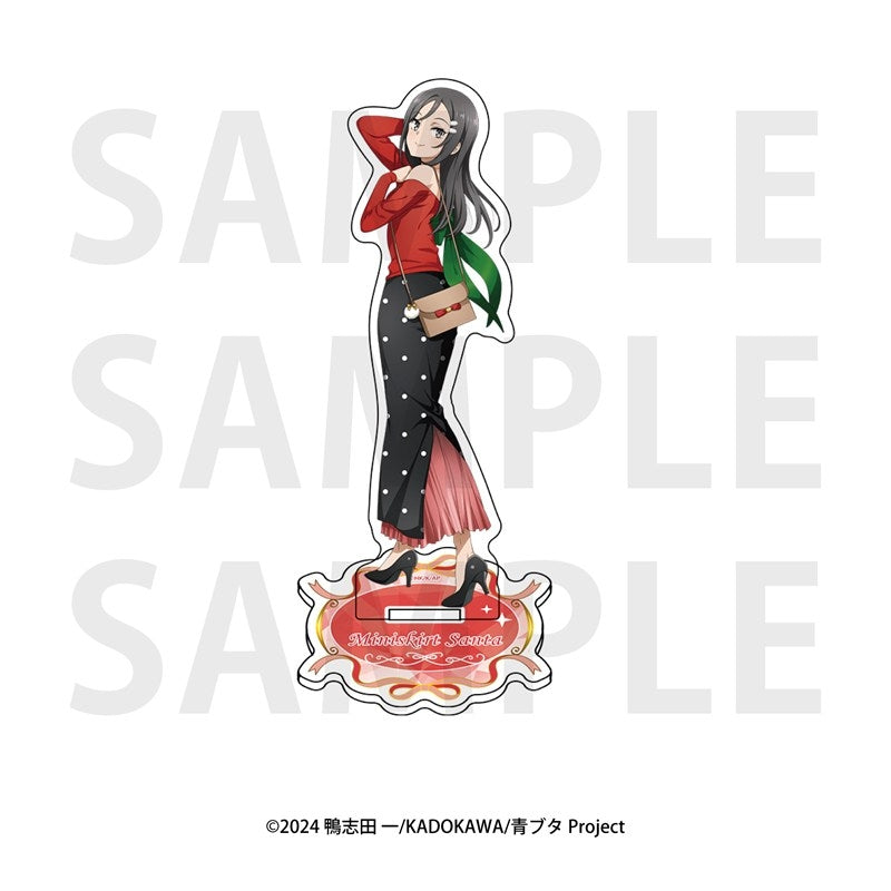 Anime "Rascal Does Not Dream of a Santa Claus" Acrylic Stand Miniskirt Santa [Edith][GOODS]