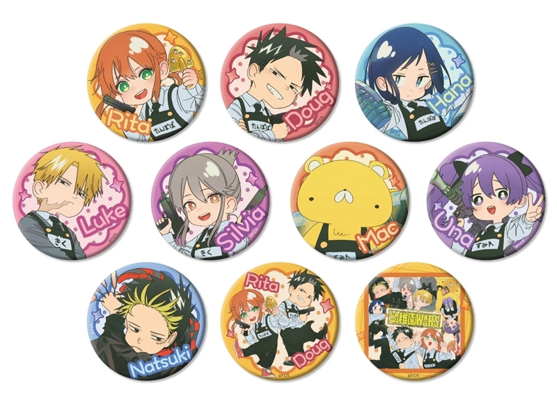 Kindergarten Wars Trading Can Badge 1 Box of 10 [Bellfine][Trading]