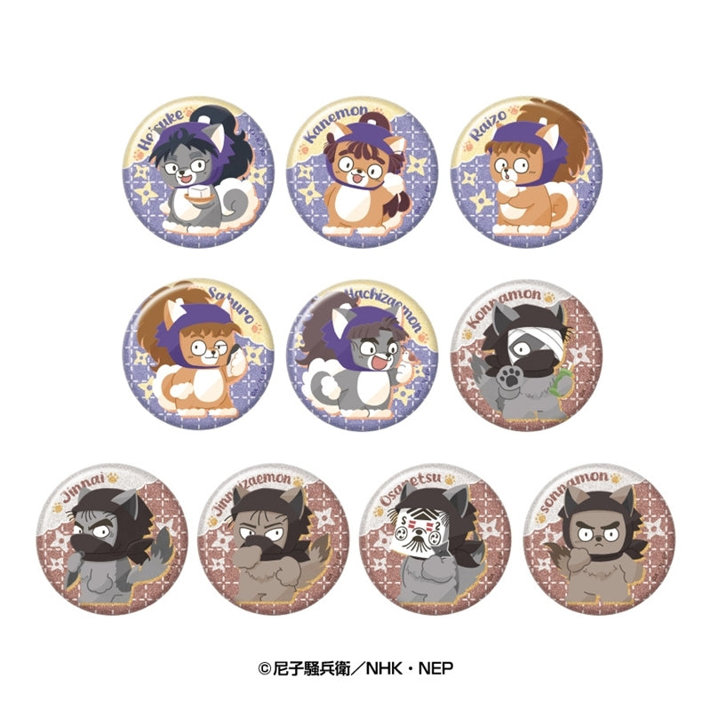 忍たま乱太郎 どうぶつフォーゼ グリッターカンバッジコレクション2 1箱10個入り [エンスカイ][トレーディング]