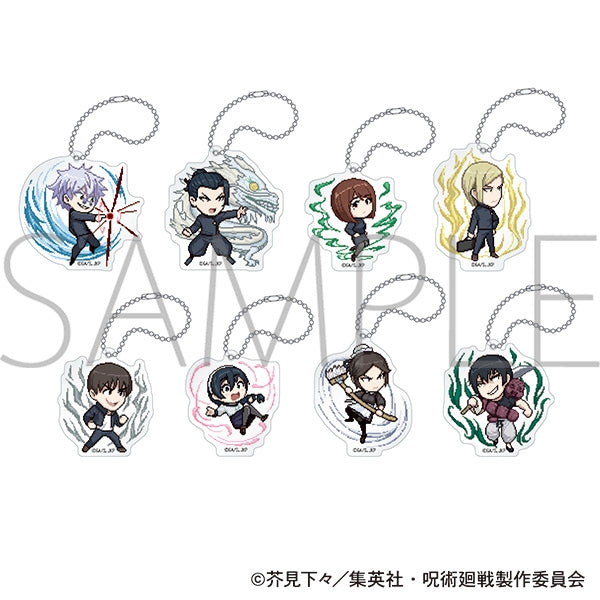 呪術廻戦 第2期 アクリルキーホルダーコレクション/ドット絵 懐玉・玉折 1個[ムービック][トレーディング][新作]