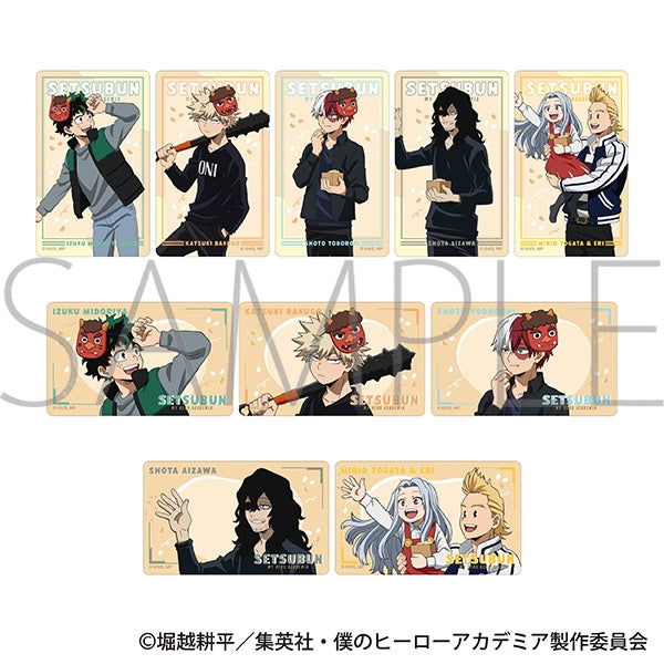 My Hero Academia Clear Sheet Collection / Scatter! Bean-Throwing Box of 5 [Movic][Trading]