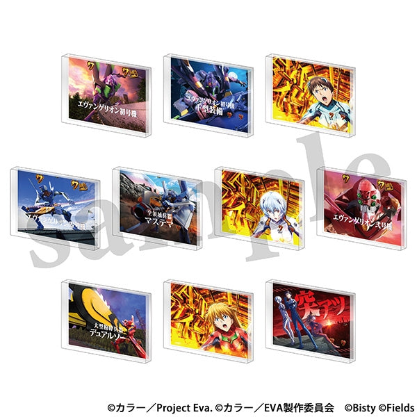 Evangelion Acrylic Block Collection /e Neon Genesis Evangelion ~Memories of the Beginning~ vol.2 1 Box (10 pieces) [Movic][Trading]