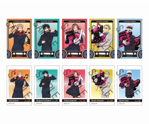 TVアニメ『呪術廻戦』 描き下ろしミニフォトカードコレクション【ミュージックver.】 1箱10個入り [メディコスエンタテイメント][トレーディング]