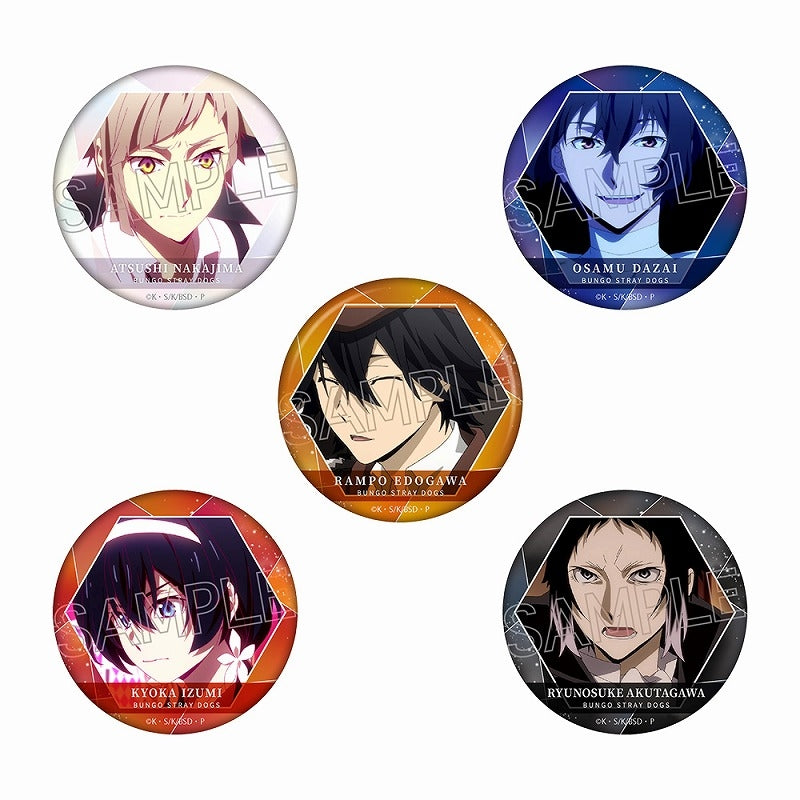 Bungo Stray Dogs Hyakumenso Can Badge 1 Box of 5 [Twinkle][Trading]