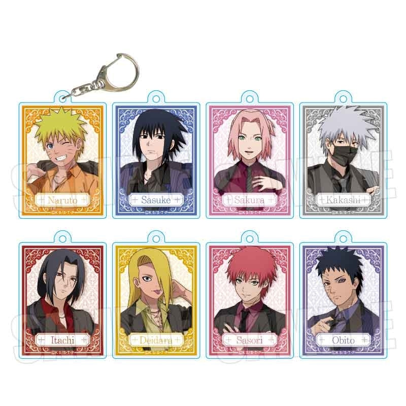Trading Acrylic Keychain NARUTO Shippuden/Dress Up ver. Box of 8 [Bellfine][Trading]