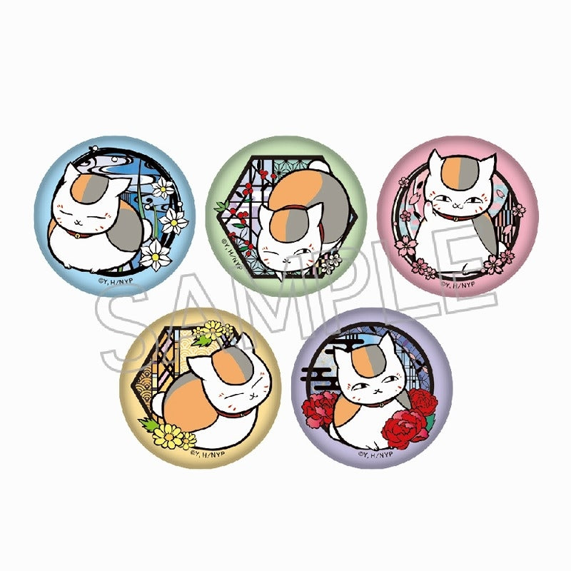 夏目友人帳 切り絵シリーズ vol.8 和紙風缶バッジ 1箱10個入り [ツインクル][トレーディング]