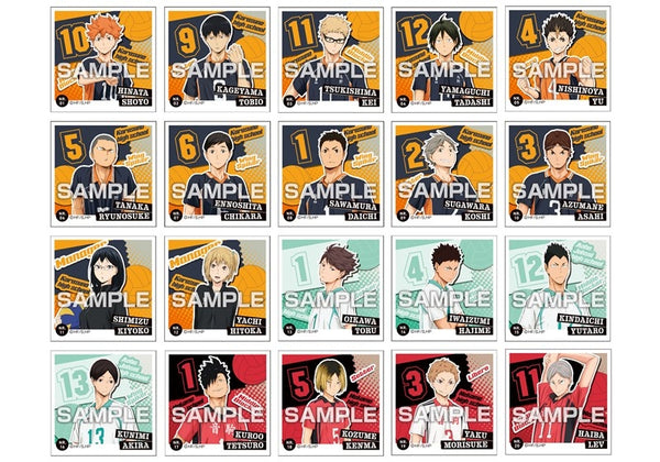 アニメ「ハイキュー!!」 シール烈伝ガムつき 1箱20個入り [エンスカイ][キャンディトイ]