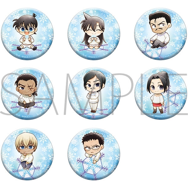 Detective Conan Can Badge Collection / Mini Character Snow 1 Box of 8 [Movic][Trading]