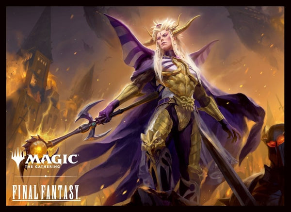 『マジック:ザ・ギャザリング--FINAL FANTASY』 プレイヤーズカードスリーブ MFS-45 《パラメキア皇帝》 [エンスカイ][カードサプライ]