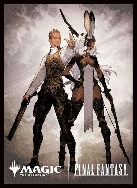 『マジック:ザ・ギャザリング--FINAL FANTASY』 プレイヤーズカードスリーブ MFS-52 「FINAL FANTASY・アーティスト」ボーダーレス版 《空賊バルフレアとフラン》 [エンスカイ][カードサプライ]