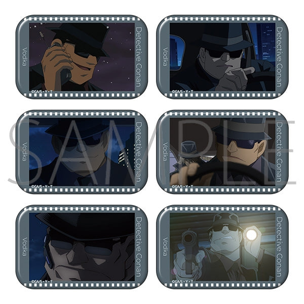 Detective Conan Square Can Badge Collection / Vodka 1 Box of 6 [Movic][Trading]