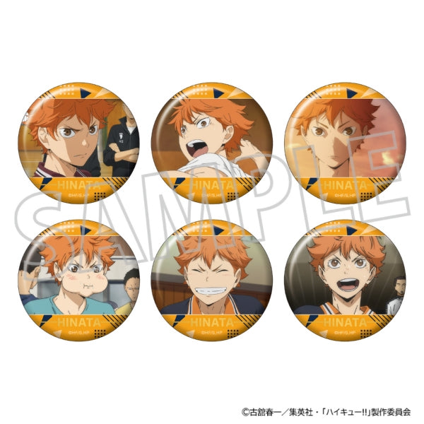 Haikyu!! Hinata-Filled Can Badge Collection Box of 6 [Movic][Trading]