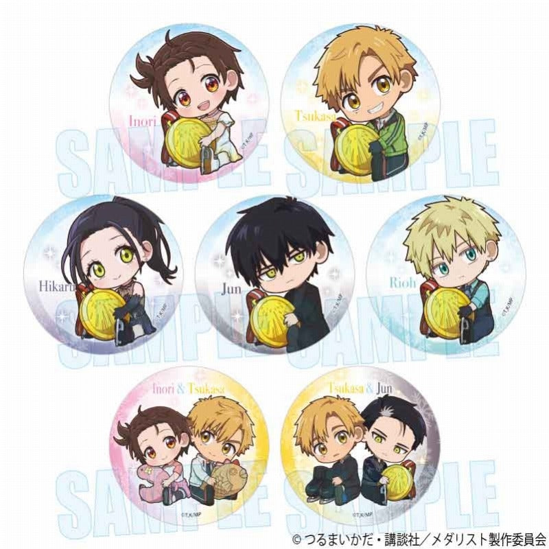 トレーディング缶バッジ メダリスト/ぎゅぎゅっと 1箱7個入り [ベルハウス][トレーディング]