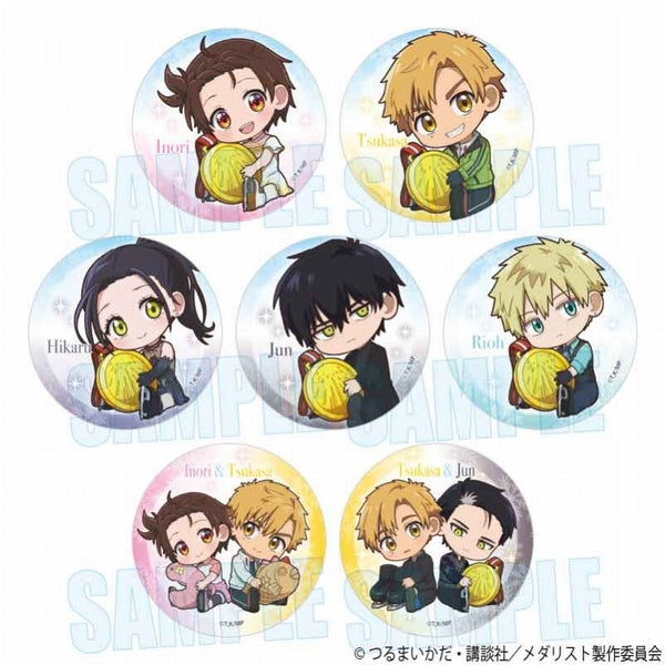トレーディング缶バッジ メダリスト/ぎゅぎゅっと 1箱7個入り [ベルハウス][トレーディング]