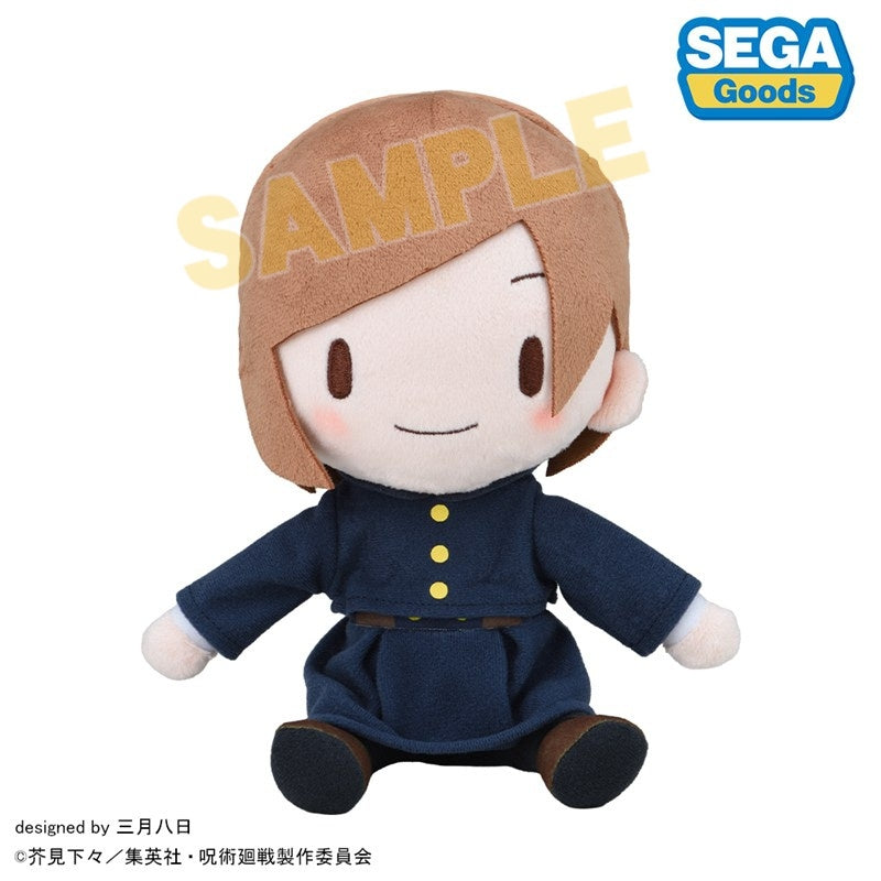 Anime "Jujutsu Kaisen" 5th Anniversary Nobara Kugisaki Fuwapuchi Plushie (M) [Sega Fave][GOODS]