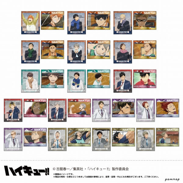 ハイキュー!! フォト風メタルステッカーコレクション-お天気版権 第一弾- 1箱17個入り [ショウワノート][トレーディング]